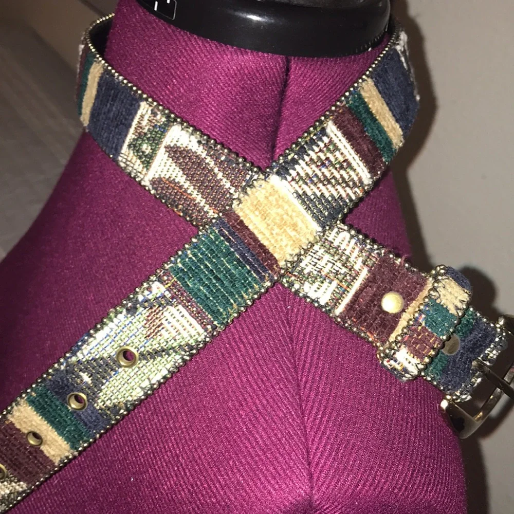Absolutely Fresh by Prestige Leather S/M Women’s Retro Multicolor Belt 30”